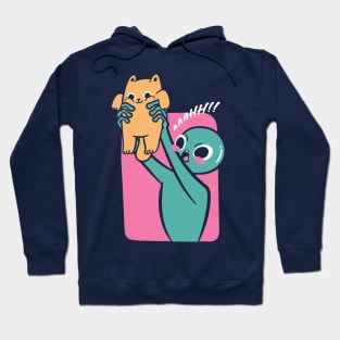 Alien Charmed By Cat Hoodie